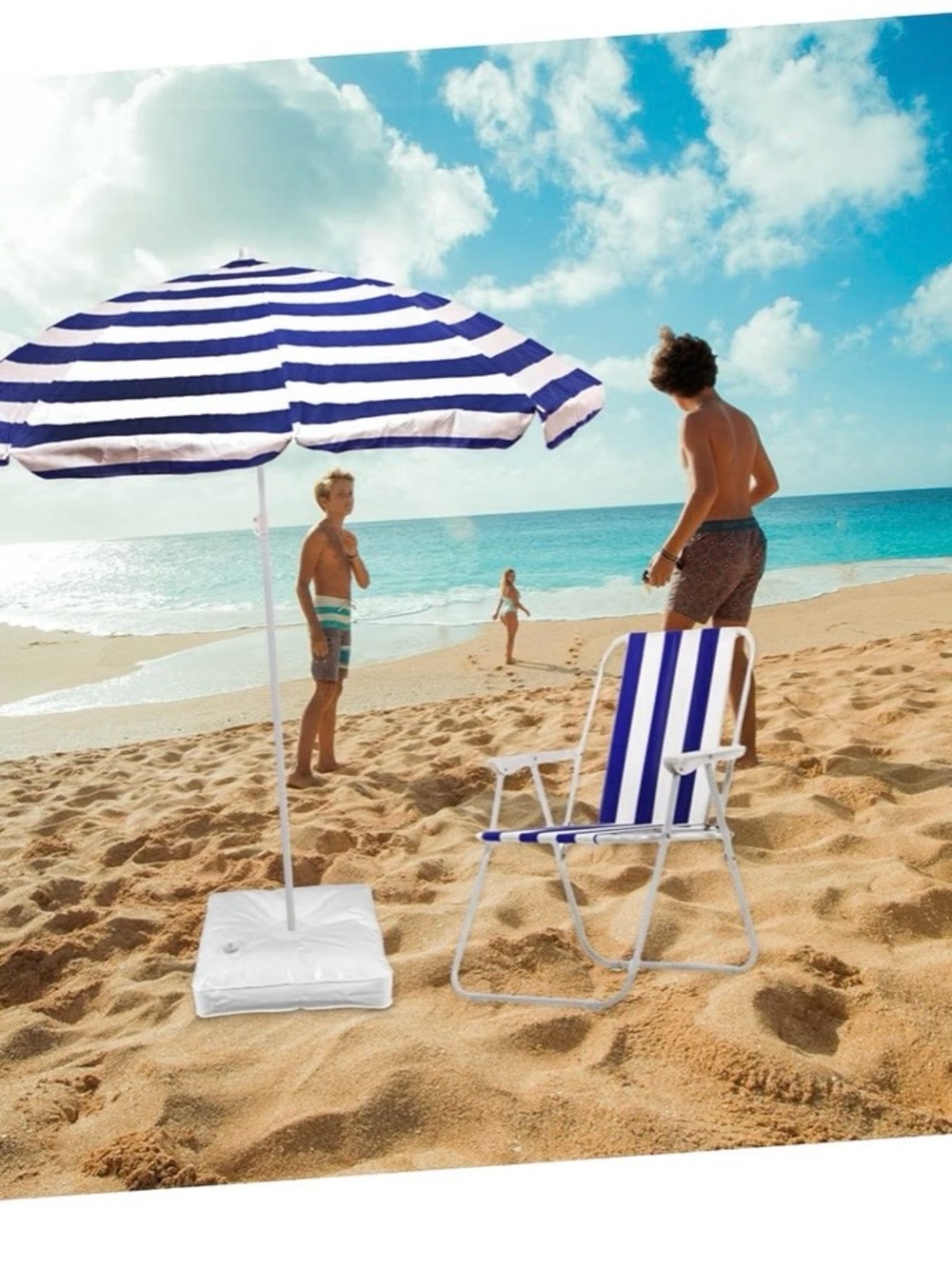 Yardwe Patio Beach Umbrella Weight Bag Sand Fill Base Stand Stabilizer New